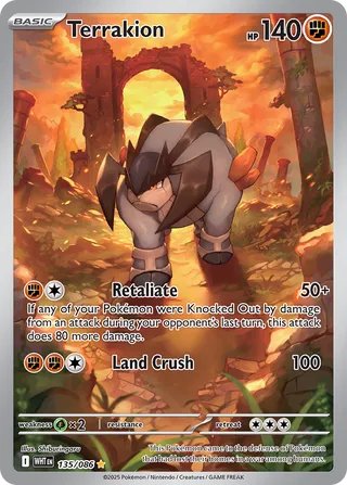 Terrakion (White Flare 135/086)